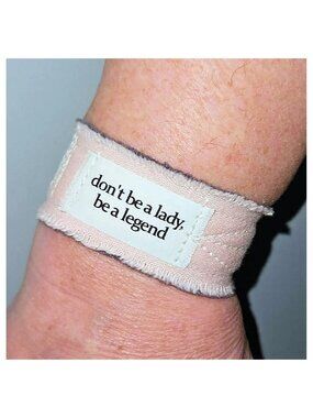 Don't Be A Lady Be A Legend Cuff Bracelet Stevie Nicks Gift Music Quote Jewelry